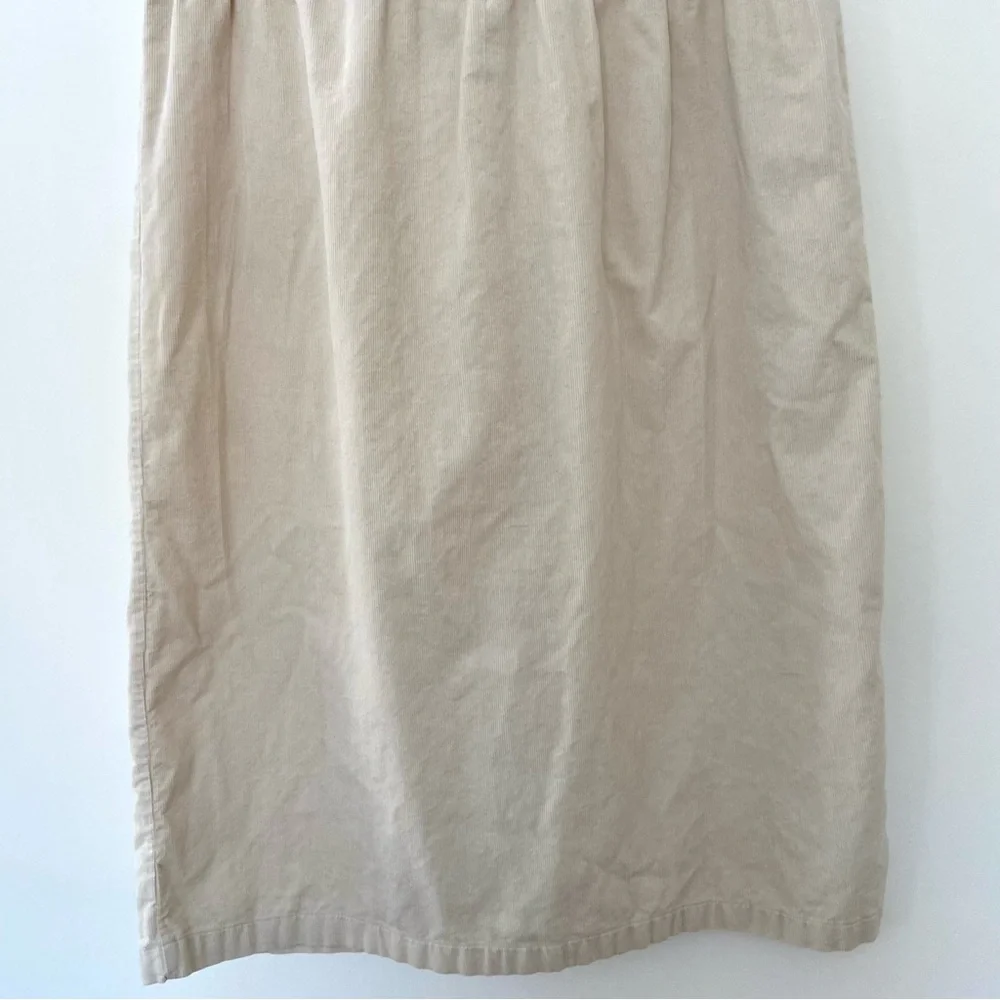 Vtg Two Twenty Jumper Overall Dress Size M Corduroy Cottagecore Prairie Country - Picture 8 of 11